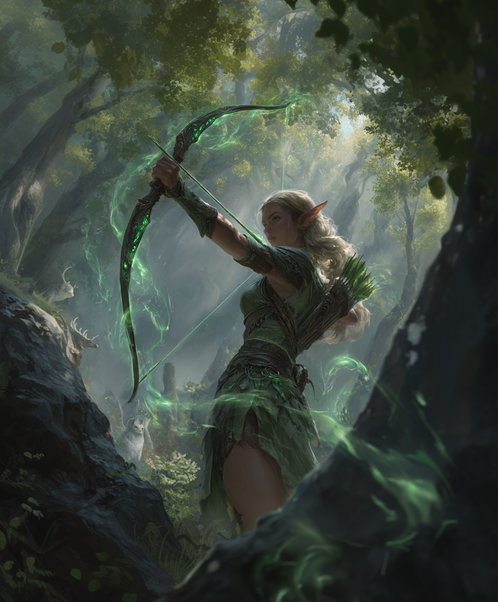 Portrait of Elaris, the Ranger